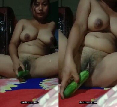 Horny indian hot xxx assame girl masturbating cucumber