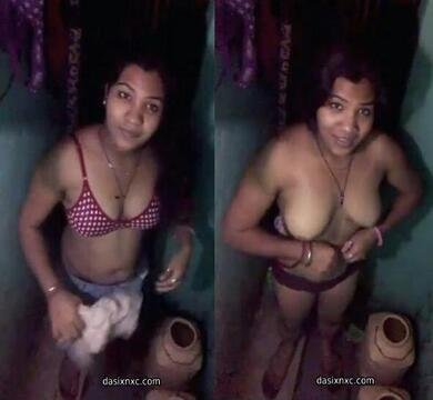 Village desi xxx video hot gf making nude video bf bathroom