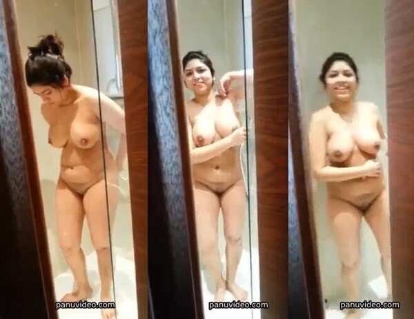 Hottest sexy bhabi xxx nude captured by bf in bathroom leaked
