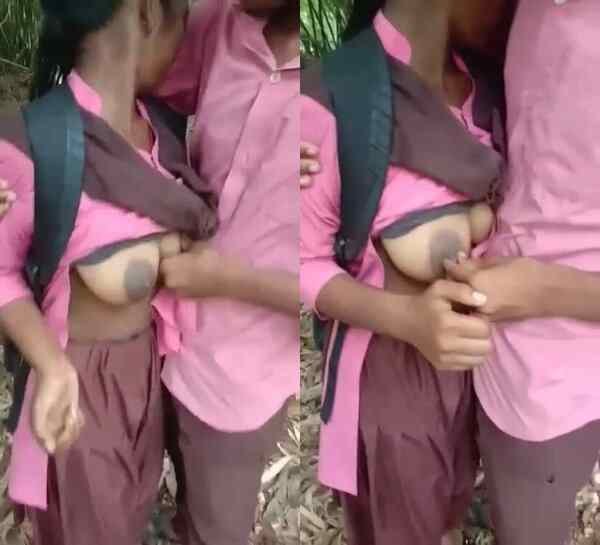 School girl enjoy with friend outdoor xxx com desi leaked nude video