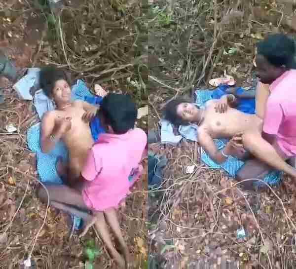 Desi village girl fucking outdoor desifuck leaked nude video