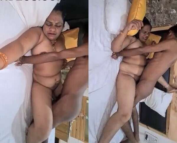 indian aunty sexy video hard fucking young boy in hotel mms