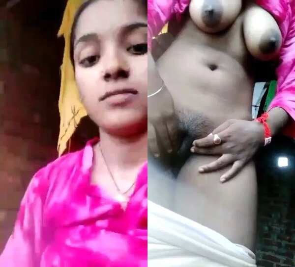 Beautiful village girl desi hindi porn show big boob pussy