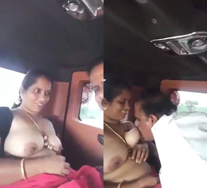 Beautiful Tamil mallu desi aunty porn enjoy with driver in car