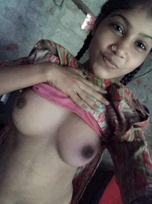Very beautiful hot village 18 girl pics of tits all nude pics (1)