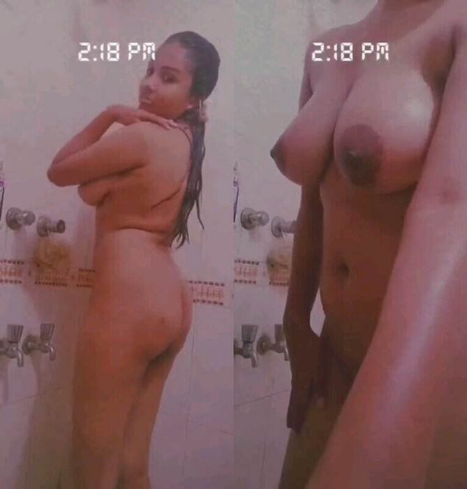 Very sexy big boobs girl south indian porn nude bathing viral mms
