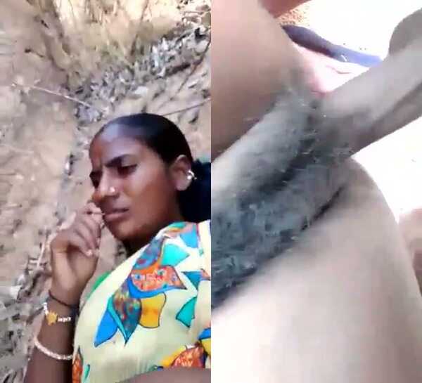 Amateur village sexy hot aunty xxx hairy pussy fucked bf outdoor