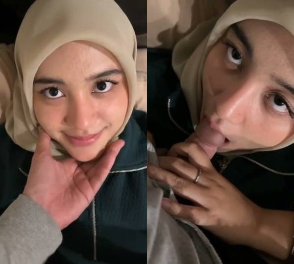 Super cute muslim hijabi babe arab tango private suck bf cock HD