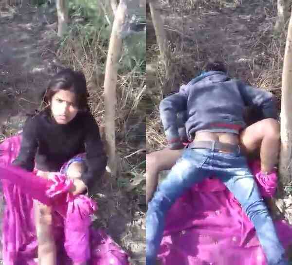 Village sexy beautiful lover couple teenxvideos fuck outdoor caught